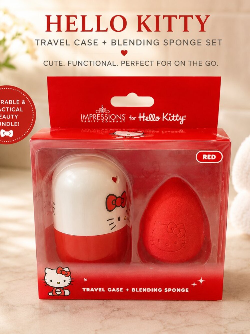 Hello Kitty Red and White Makeup Set